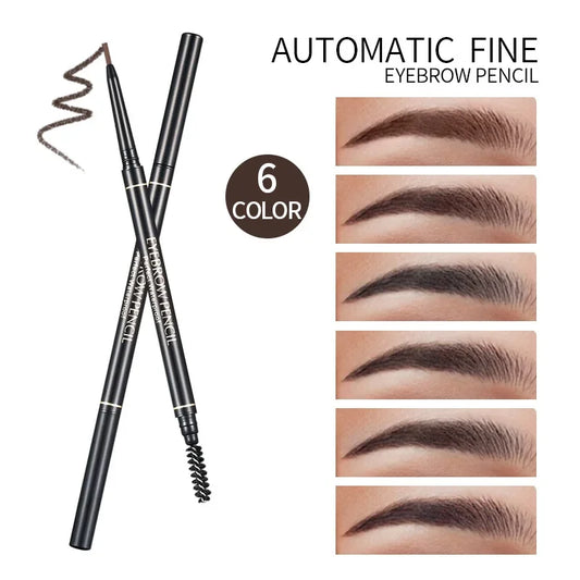 1.5mm Fine Eyebrow Pencil - Double Head Automatic Rotation Waterproof Makeup Pen