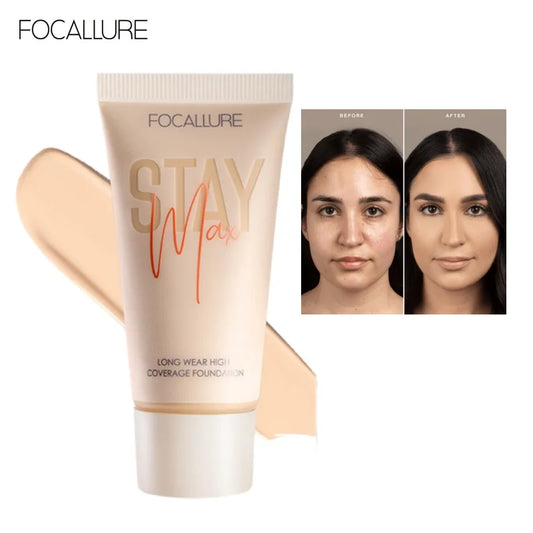 Wholesale FOCALLURE Waterproof Liquid Foundation - Full Coverage Oil-Control Long-Lasting