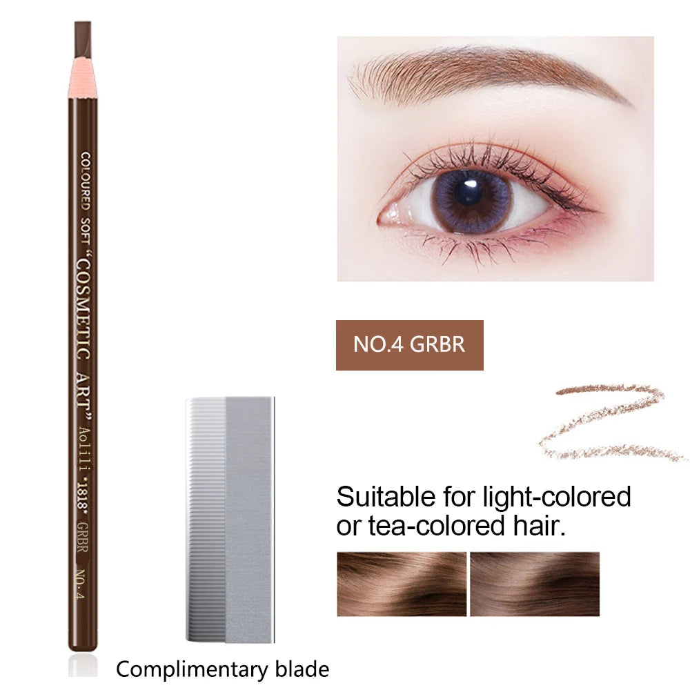 Eyebrow Pencil Waterproof - Long Lasting Brow Lift Feather Eyebrow Enhancers