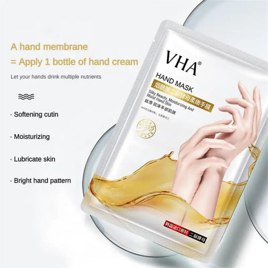 Goat Milk Hand Mask - Moisturizing & Rejuvenating Hand Treatment (5 Pairs)