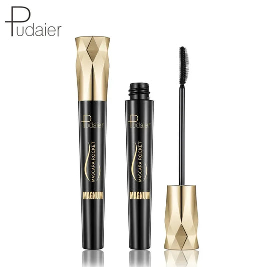 Pudaier Eyelash Mascara - Waterproof Thick Long Curling 4D Lengthening Non-Flaking