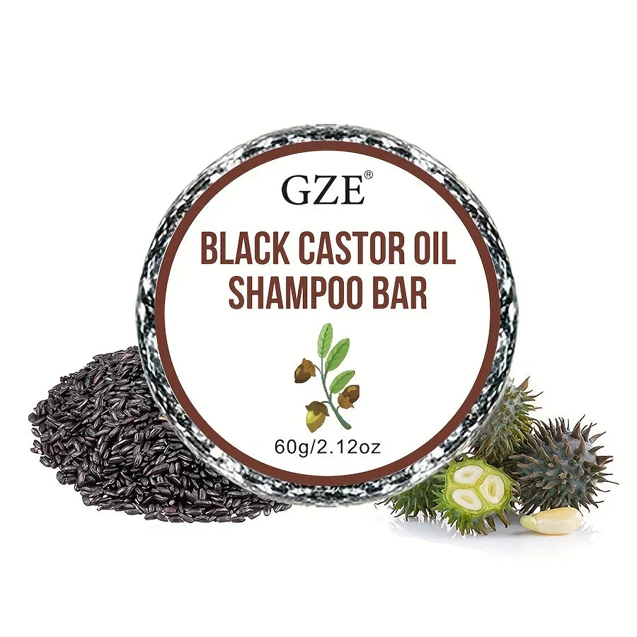 Jamaica Black Castor Oil Shampoo Bar - Thickening & Strengthening Treatment for Dry, Curly & 4C Hair