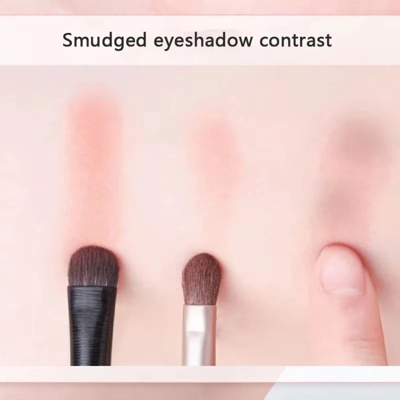 6-Piece Eye Makeup Brush Set - Professional Soft Contour Eyeshadow Brushes
