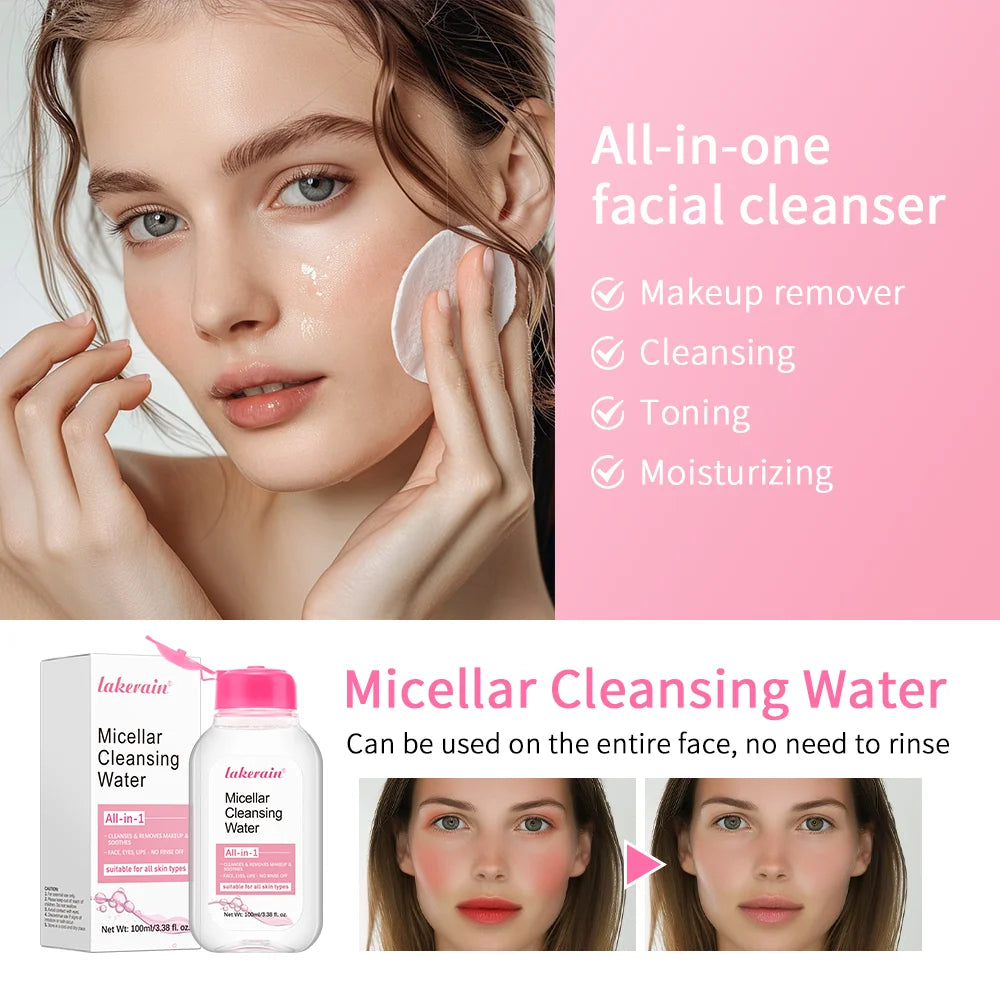 100ml Garnier Micellar Water - Hydrating Facial Cleanser and Deep Makeup Remover