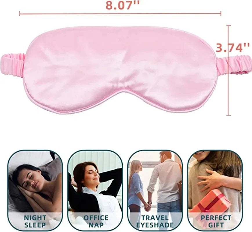 Imitated Silk Eye Patch - Shading Sleep Eye Mask for Travel Relax and Health