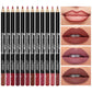12 Piece Long-Lasting Lipstick Set - Professional Lip Liner and Matte Lip Gloss Collection