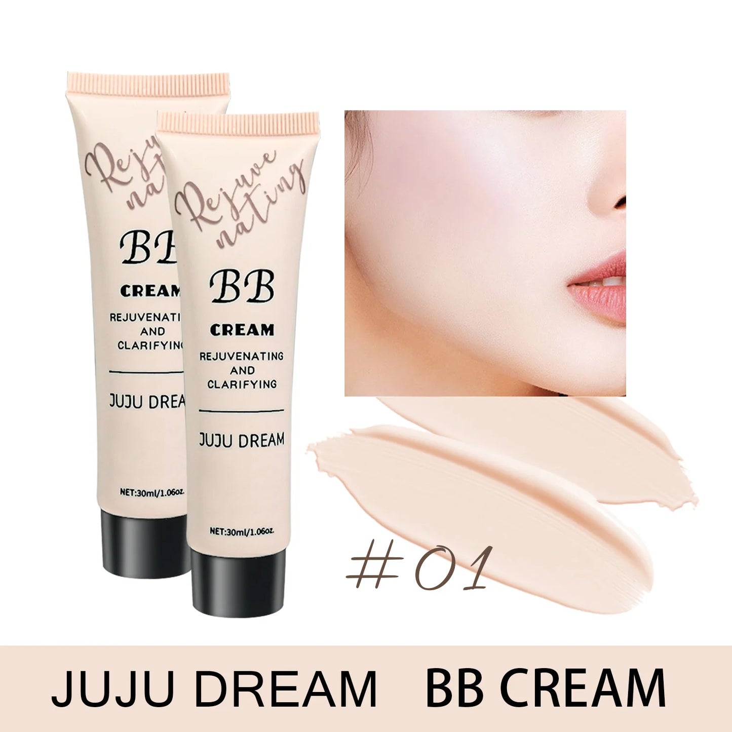30ml Color Correcting BB Cream - Whitening Brightening Concealer Foundation