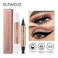 O.TWO.O Double-Ended Eyeliner Stamp - Waterproof Liquid Eye Liner Pen
