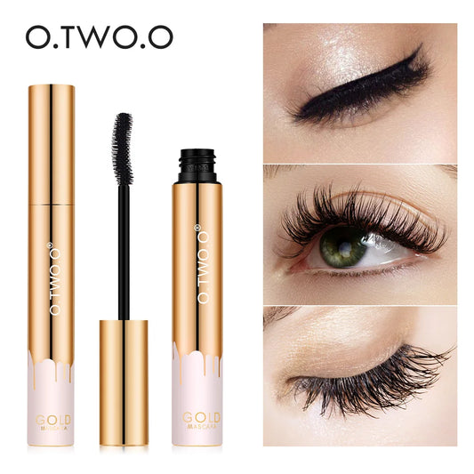O.TWO.O 3D Mascara - Lengthening Black Lash Eyelash Extension Long-Wearing Gold