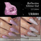 UR SUGAR 7.5ml Reflective Glitter Gel - Pink Sequins Nail Polish Semi-Permanent