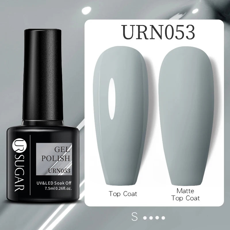 UR SUGAR 7.5ml Reflective Glitter Gel - Pink Sequins Nail Polish Semi-Permanent