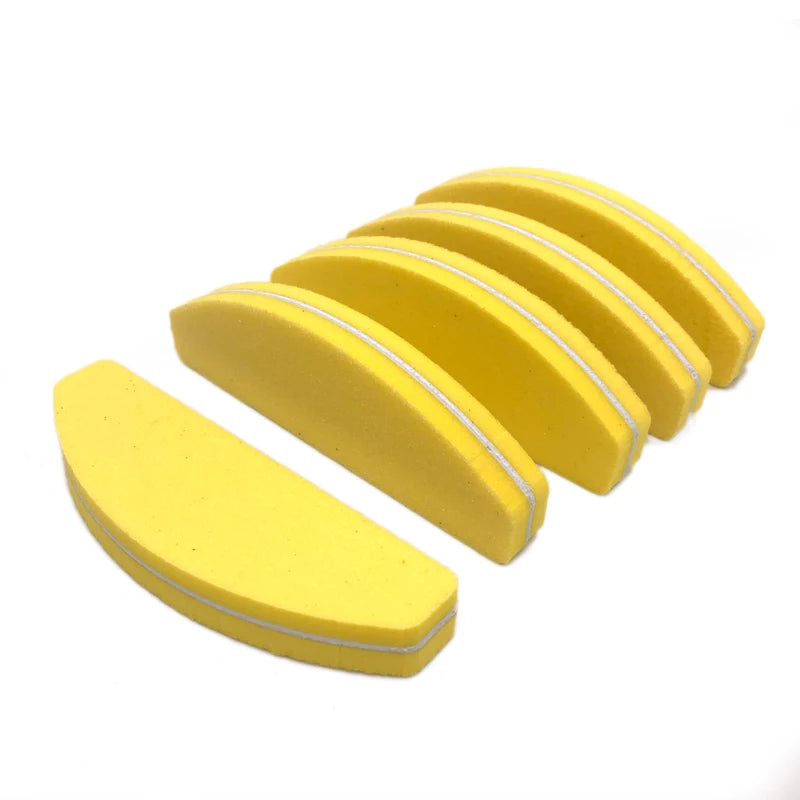 Professional Nail Polishing Blocks - 10 Pack Washable Double-Sided Buffing Files