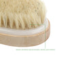 Natural Bristle Body Brush - Wooden Dry Skin Exfoliating Brush for Spa and Shower