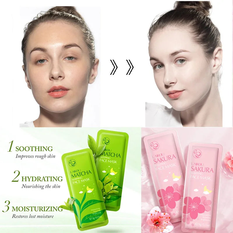 7-Piece Moisturizing Facial Mask Set - Hydrating Overnight Treatment
