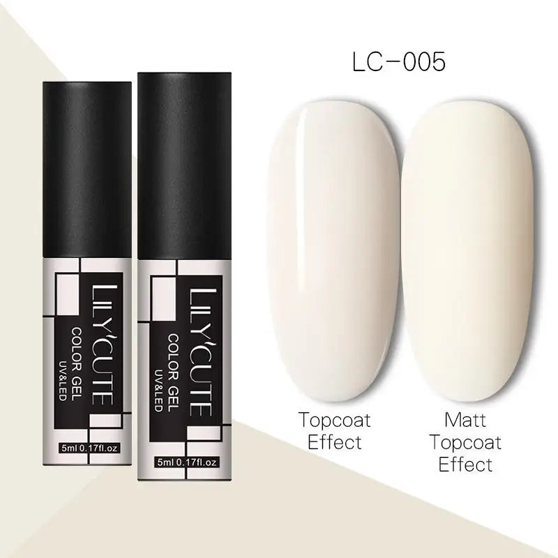 LILYCUTE 5ML Metallic Painting Liner Gel - Super Bright Gold Silver Mirror Drawing Gel