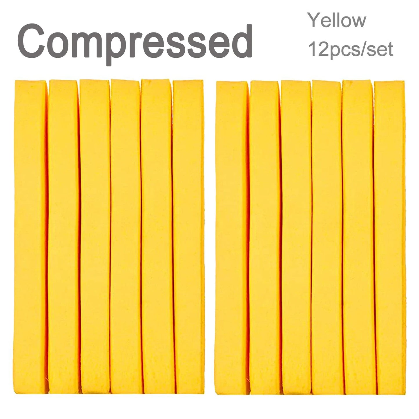 Natural Wood Pulp Makeup Remover Sponge - 5 or 10 Piece Round Facial Cleansing Puff Set