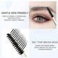QIBEST Eyebrow Gel Transparent Brows Wax - Waterproof Long-Lasting with 3D Brush