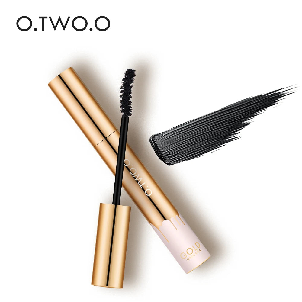 O.TWO.O 3D Mascara - Lengthening Black Lash Eyelash Extension Long-Wearing Gold