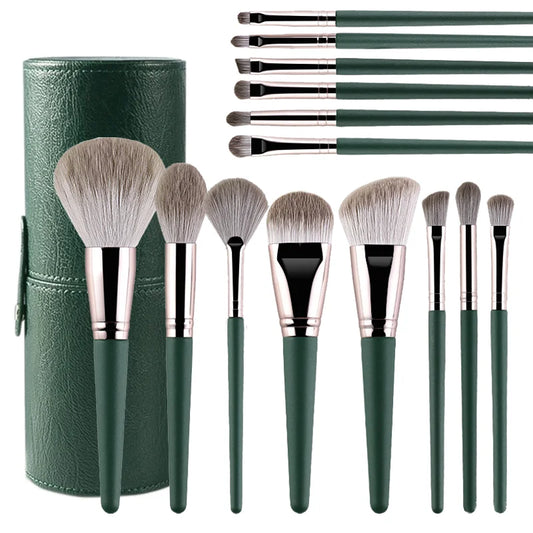 JTFIL Makeup Brushes Set - 14 Piece Soft Fluffy Cosmetic Brush Collection