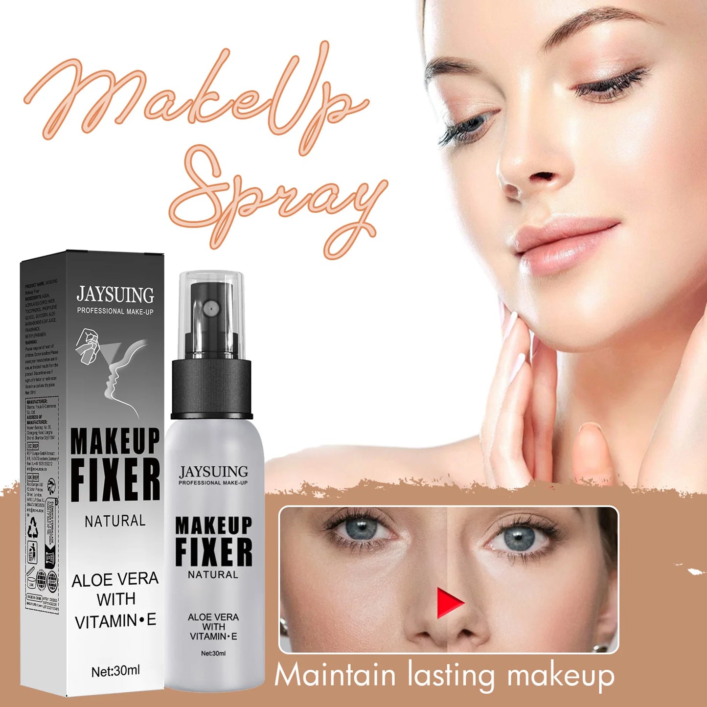 Makeup Setting Spray - Long Lasting Sweatproof Oil Control Matte Fixer