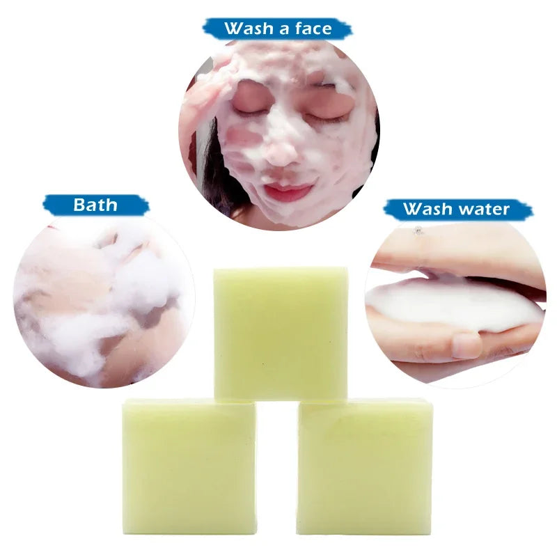 Sea Salt Soap Bar - Whitening and Moisturizing Face and Body Cleanser for Acne Treatment