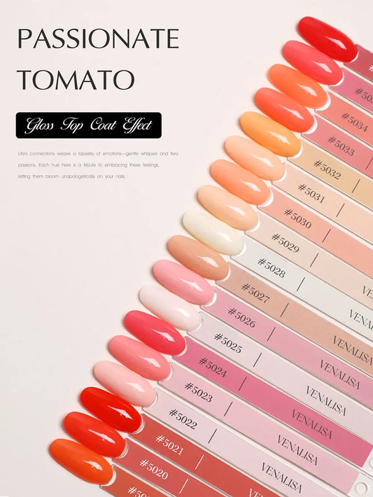 Venalisa V6 Nail Gel Polish - HEMA Free TPO Free 10ml Ultra Red Cat Eye Diamond Top