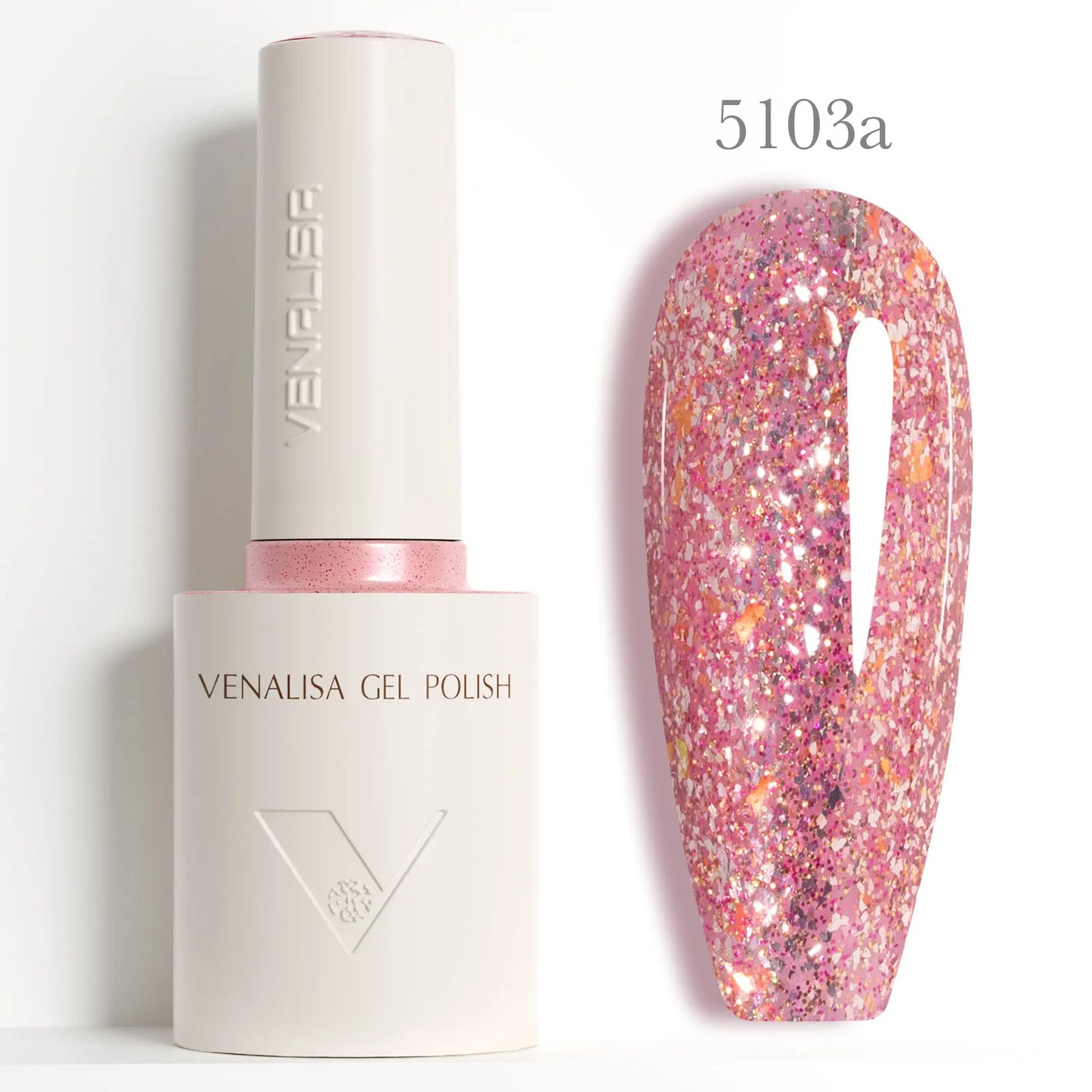 Venalisa V6 Nail Gel Polish - HEMA Free TPO Free 10ml Ultra Red Cat Eye Diamond Top