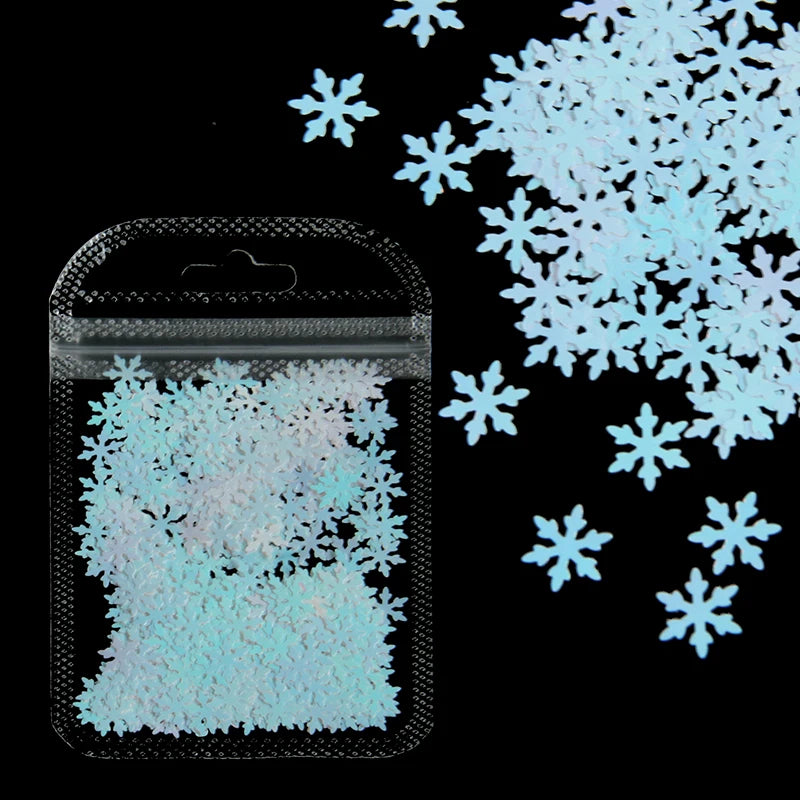 Holographic Nail Art Glitter - 2g Laser Star & Butterfly Sequins Flakes