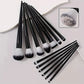 13 Piece Makeup Brush Set - Soft Fluffy Eye Shadow Foundation Blush Highlighter Collection