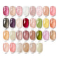 MAYCHAO Transparent Jelly Gel Nail Polish - 7.3ml Semi-Permanent UV LED Gel Varnish