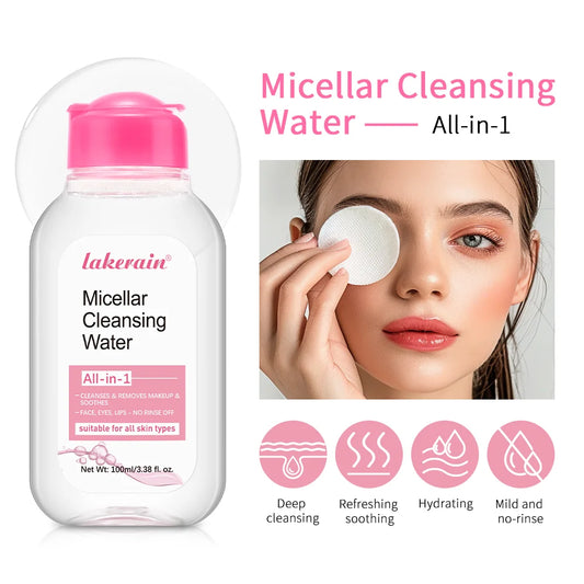 100ml Garnier Micellar Water - Hydrating Facial Cleanser and Deep Makeup Remover