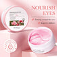 60pcs BIOAQUA Rose Hyaluronic Acid Eye Mask - Anti Dark Circles Eye Bags Moisturizing Firming