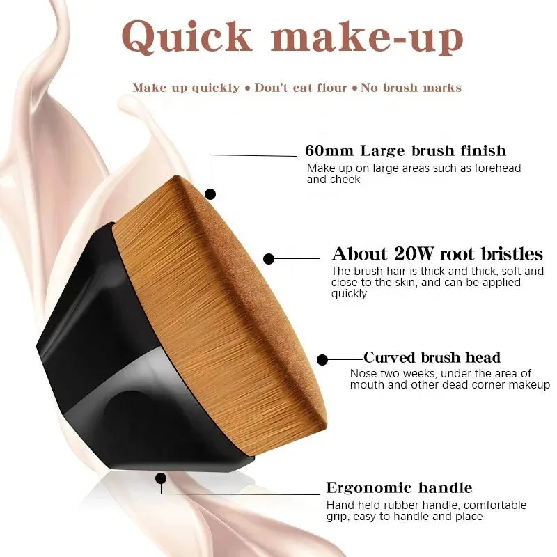 Professional Powder Blusher Brush - Large Soft Foundation Makeup Brush