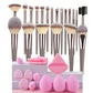 Professional 3 to 20 Piece Makeup Brushes Set - Soft Fluffy Foundation Eyeshadow Concealer Blending Set