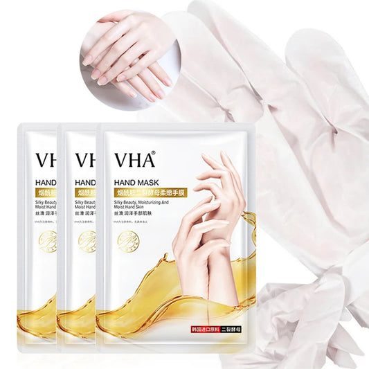 Goat Milk Hand Mask - Moisturizing & Rejuvenating Hand Treatment (5 Pairs)