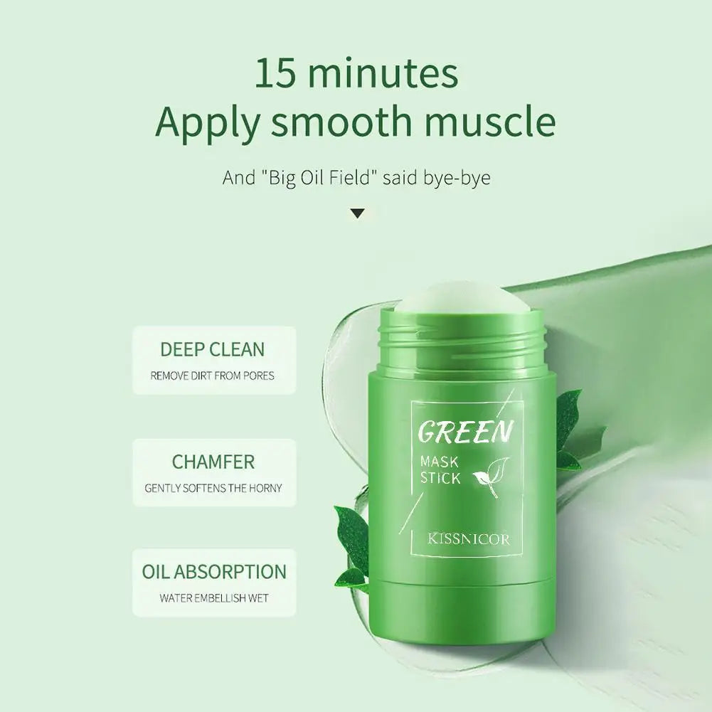 Green Tea Cleansing Mask Stick - Acne Treatment & Blackhead Remover