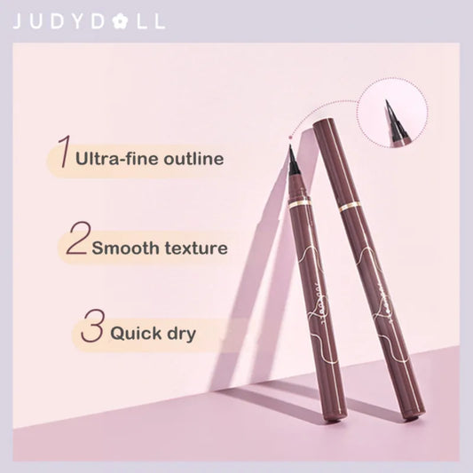 Judydoll Ultra-Fine Liquid Eyeliner Pen - Matte Finish, Fast Dry & Long-Lasting