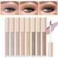QIBEST 8 Color Matte Liquid Eyeshadow Stick - Waterproof Long-Lasting Metallic Pigment