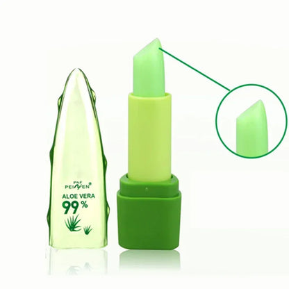 99% Aloe Vera Jelly Lipstick - Long-Lasting Temperature Color-Changing Lip Balm