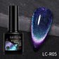 LILYCUTE 7ml 9D Cat Magnetic Gel Nail Polish - Iridescent Semi Permanent UV LED Gel Varnish