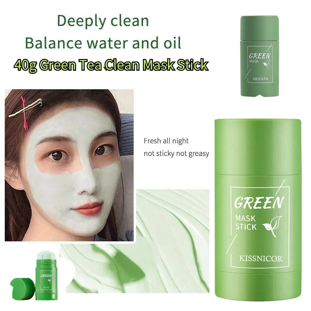 Green Tea Cleansing Mask Stick - Acne Treatment & Blackhead Remover
