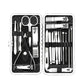 Home Nail Clipper Set - 19 Piece Large Size Dead Skin Pliers Eyebrow Clipper with Leather Sleeve