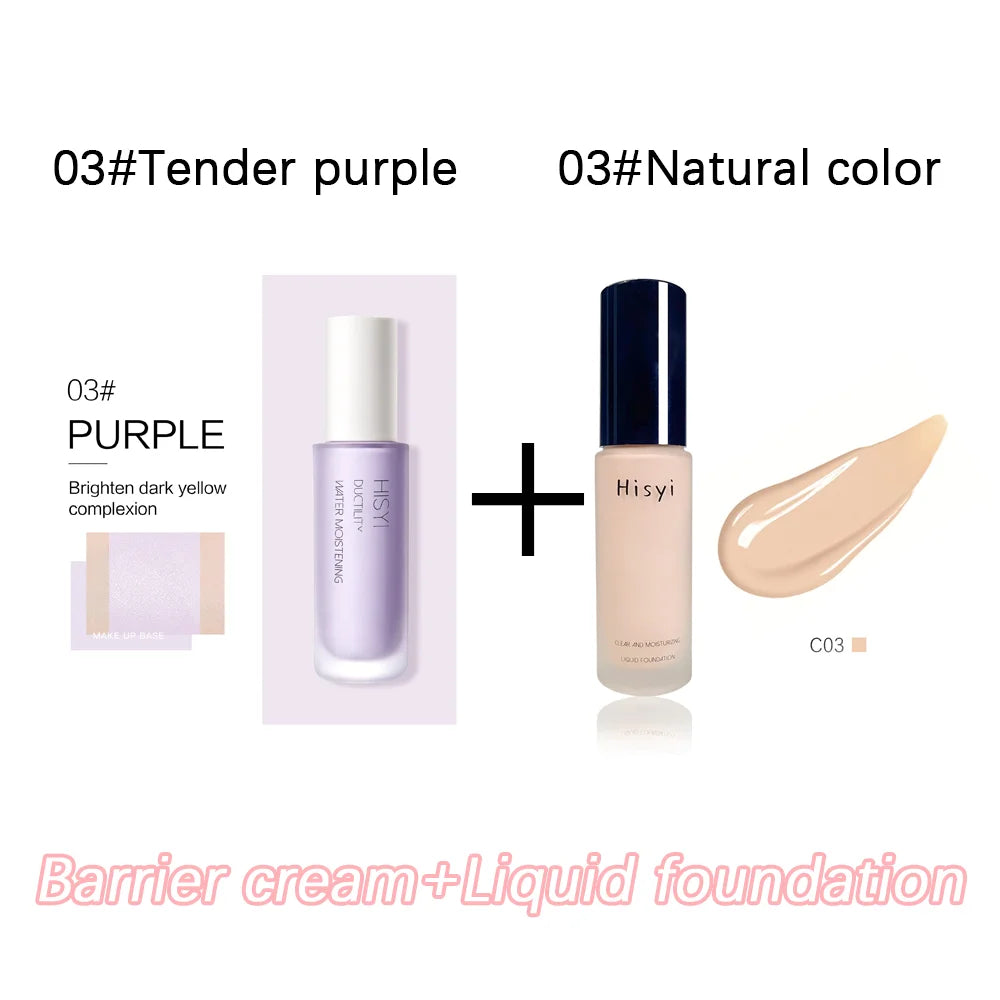Liquid Foundation Naturally Covers Flaws - Transparent Plain Face Cream Conceals Blemishes