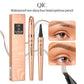 Eyebrow Pencil Liquid Waterproof - 4 Tip Microblade Pen Long-Lasting Natural