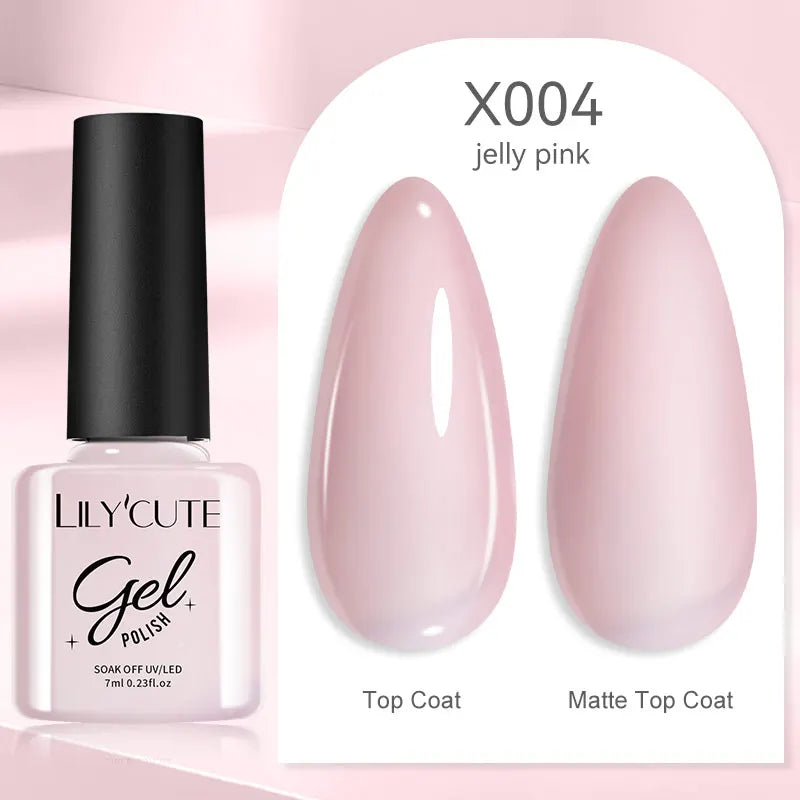 LILYCUTE 7ML Thermal Gel Nail Polish - Ultra-Thin Temperature Color Changing UV Gel