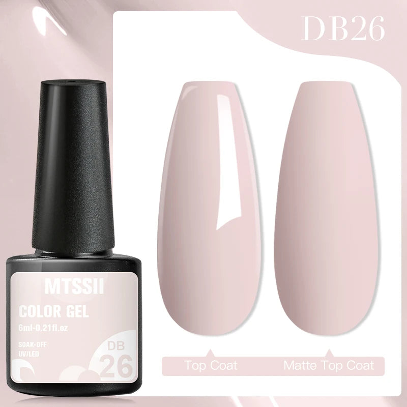 Mtssii Dried Flower Gel Nail Polish - Natural Flower Fairy Series 5ml Semi Permanent