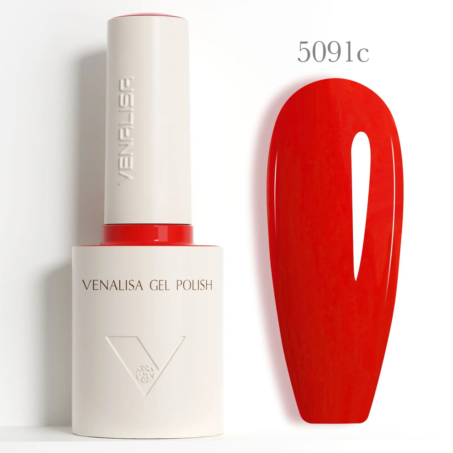 Venalisa V6 Nail Gel Polish - HEMA Free TPO Free 10ml Ultra Red Cat Eye Diamond Top