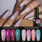 UR SUGAR 7.5ml Reflective Glitter Gel - Pink Sequins Nail Polish Semi-Permanent