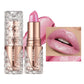 Quicksand Gold Glitter Lipstick - Moisturizing Long-Lasting Waterproof Lip Color