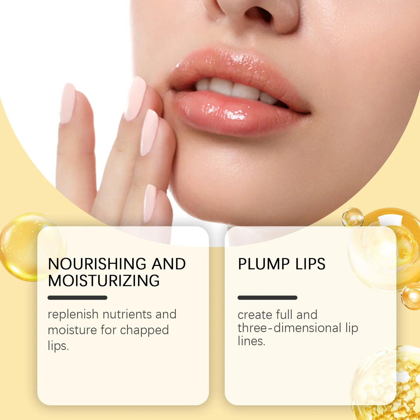 Propolis Lip Sleeping Mask - Exfoliating Moisturizing Overnight Treatment for Dry Chapped Lips